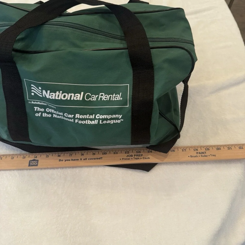 NFL Duffle Bag Large Green Gym Workout Sports Travel‎ Football Packers Promo